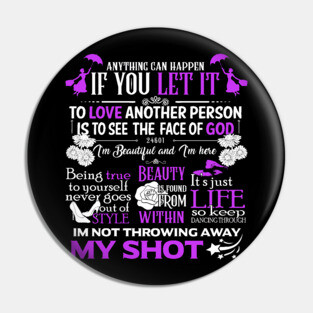 Broadway Motivational Quotes Pin