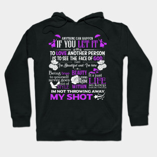 Broadway Motivational Quotes Hoodie