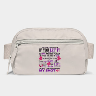 Broadway Motivational Quotes Bag