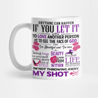 Broadway Motivational Quotes Mug