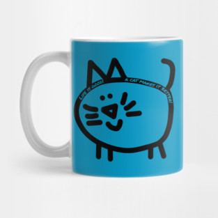 Chonk Animals Cat Makes it Better Mug