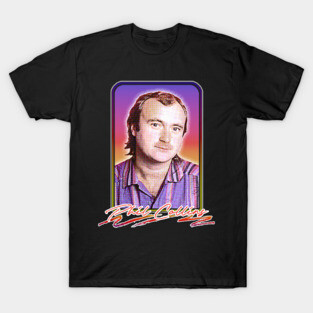 Phil Collins /// Retro 80s Aesthetic Fan Design T-Shirt