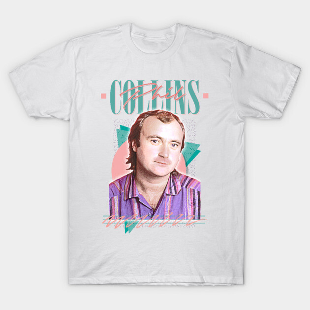 Phil Collins /// Retro 80s Aesthetic Fan Design T-Shirt