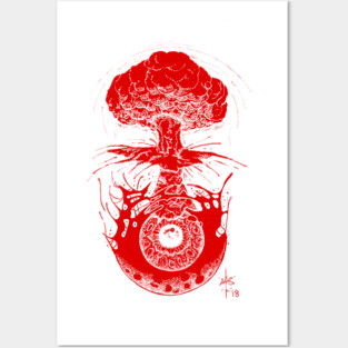 Red Eye'd Chaos Posters and Art