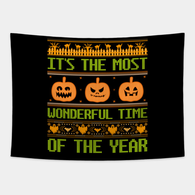 It's The Most Wonderful Time Of The Year Tapestry by MCALTees