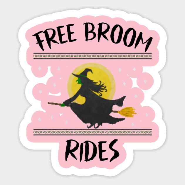 Free Broom Rides Sticker by MCALTees