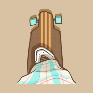 Good Ole Longboarding T-Shirt