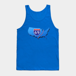 Interstate 69 Tank Top