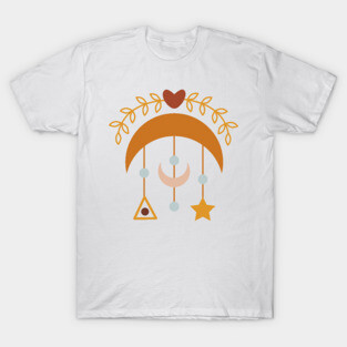 Abstract Print- Bohemian Collection T-Shirt