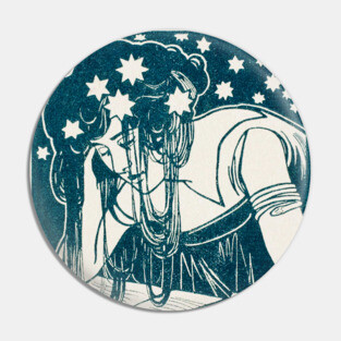 Bookplate with motto Pin