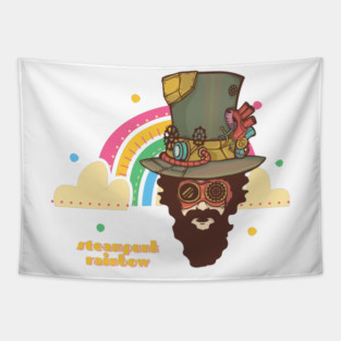 Steampunk Rainbow Tapestry