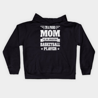 Basketball mom Kids Hoodie