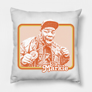 Biz Markie /\/\/\/ Retro Old Skool Hip Hop Design Pillow