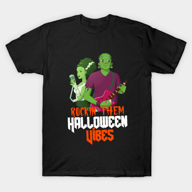 Rockin' Them Halloween Vibes T-Shirt by MCALTees