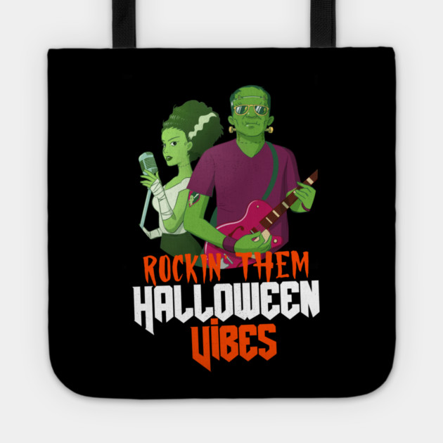 Rockin' Them Halloween Vibes Tote by MCALTees