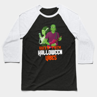 Rockin' Them Halloween Vibes Baseball T-Shirt