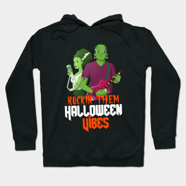 Rockin' Them Halloween Vibes Hoodie by MCALTees