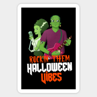 Rockin' Them Halloween Vibes Magnet