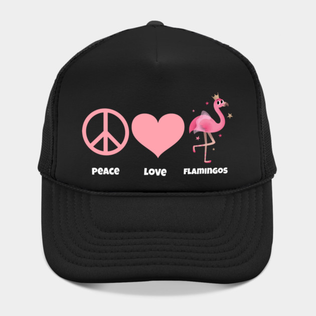 Peace, Love, & Flamingos by MCALTees