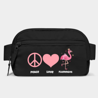 Peace, Love, & Flamingos Bag