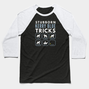 Stubborn Kerry Blue Terrier Tricks - Dog Training Baseball T-Shirt