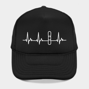 Heart Beats for Snowboarding Design for Snowboarder Hat