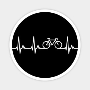 Road Bike Cycle My Heart Beats for Cycling Magnet