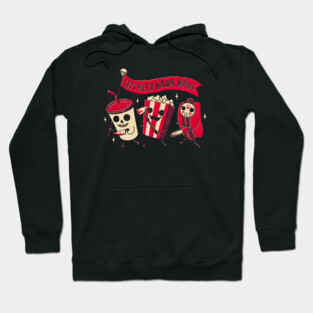 Let’s Watch Horror Movies – Creepy Cute Movie Snack Hoodie