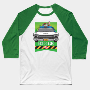 ECTO-1 GB Baseball T-Shirt