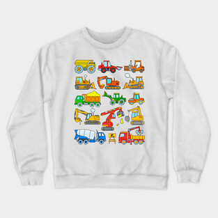 Construction Truck Crewneck Sweatshirt