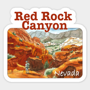 Red Rock Canyon, Nevada Sticker