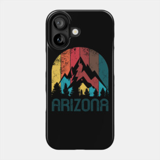 Retro Arizona Hoodie for Men Women and Kids Phone Case