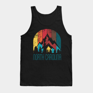 Retro North Carolina Design for Men Women and Kids Tank Top