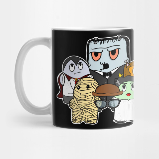 Cute Halloween Monsters Group by belownormal