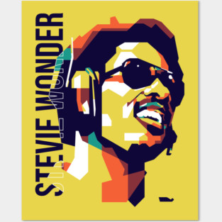 Stevie Wonder on WPAP Style Posters and Art