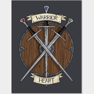 Fighter - Warrior Heart Posters and Art