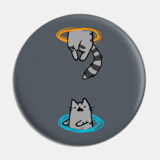 Portal Cat Pin