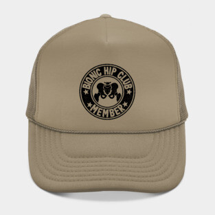 Bionic Hip Club Hip Replacement Surgery Recovery Logo Hat