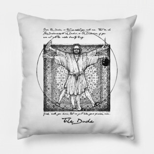 The Vitruvian Dude Pillow
