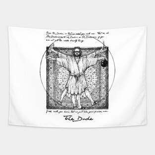 The Vitruvian Dude Tapestry