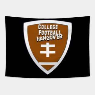 College Football Hangover Logo Tapestry