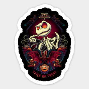 The Pumpkin King - Trick or Treat Sticker