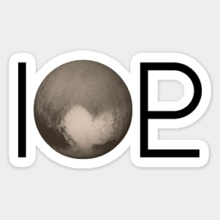 I heart Pluto Sticker