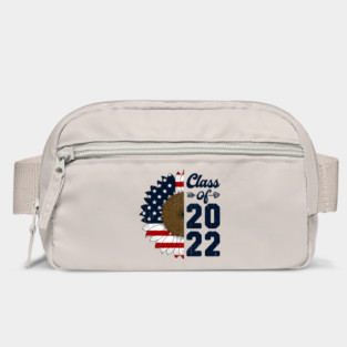 Senior 22 Class of 2022 Grad Sunflower American Flag Bag