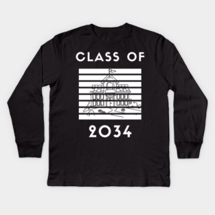Class Of 2034, Congratulations Class Of 2034 Kids Long Sleeve T-Shirt