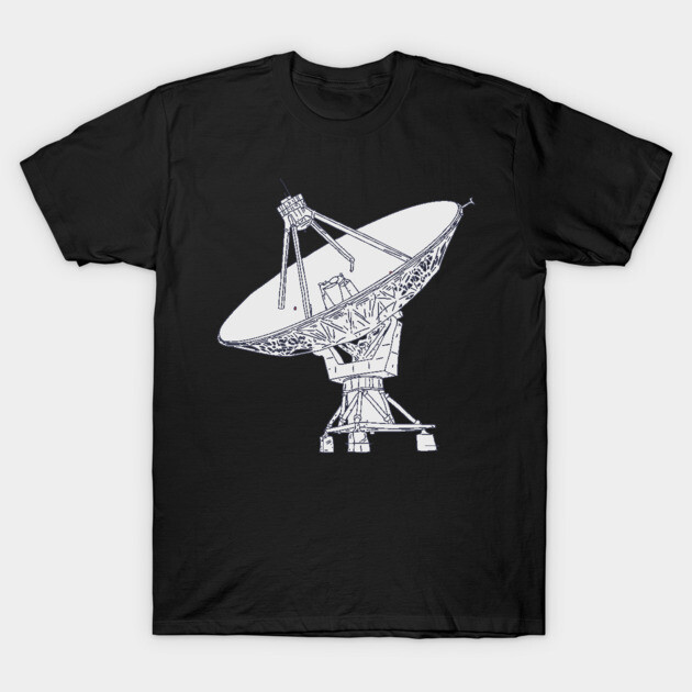 Very Large Array - Radio Telescope - Space Contact T-Shirt by DeWinnes