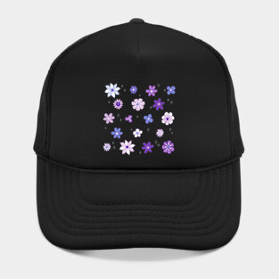 Lilac Woods Floral Pattern Hat