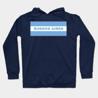 Buenos Aires City in Argentina Flag Hoodie
