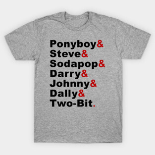 The outsiders names T-Shirt