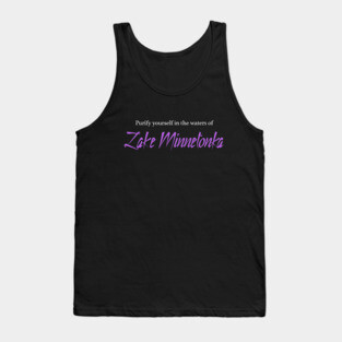 Purify yourself in the waters of Lake Minnetonka Tank Top